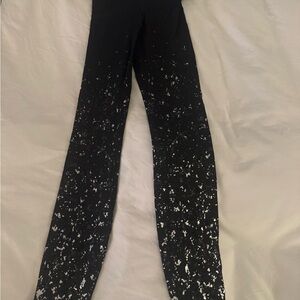 Lululemon Athletica Black and White Patterned Leggings